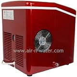NewAir AI-100R Portable Ice Maker In Red With 28 Pound Ice Cube Capacity