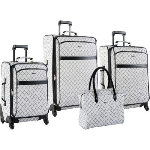 Pierre Cardin Signature Spinner Four Piece Luggage Set