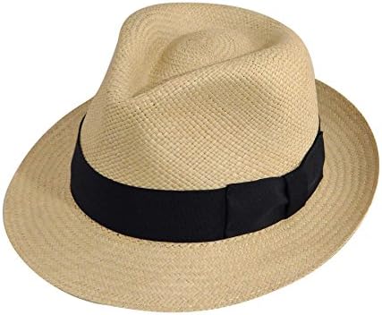 Pantropic Male Havana Panama Fedora Linen Xl