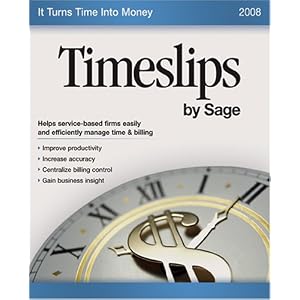 Timeslips By Sage 2008 by SAGE - PEACHTREE