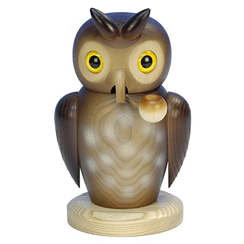 1-176 – Christian Ulbricht Incense Burner – Owl – 7″”H x 4.25″”W x 4.5″”D