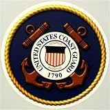 Coast Guard Insignia Full Color 6 Vinyl Round Decal