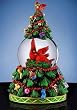 Cardinals in Christmas Tree - Water Globe Cardinals in Christmas Tree - Water Globe
