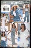 Butterick Fast & Easy Sewing Pattern 4054 - Misses'/misses' Petite Top, Dress, Shorts & Pants - Sizes Xs, S, M