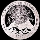 2012-S Hawaii Volcanoes National Park Quarter GEM SILVER PROOF America the Beautiful