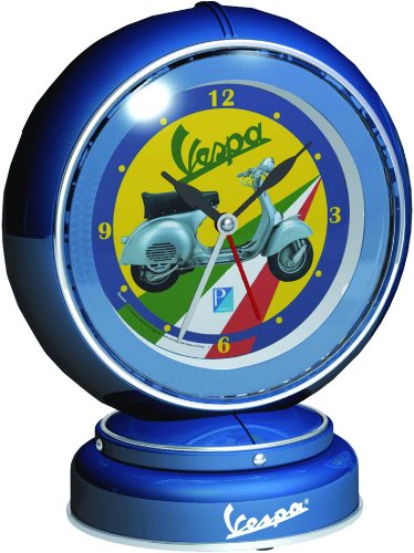 Wecker/Tischuhr FORME VESPA, blau,