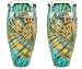 LP LPA646 - Green Tie Dye Double Conga Set with Stand