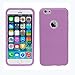 Bear Motion for iPhone 6 4.7 Case - Full Body Case Cover for iPhone 6 4.7 Inch Case Cover with Built in Screen Protector (Purple)