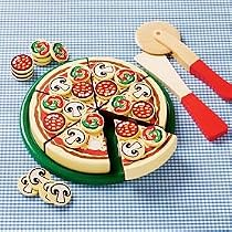 Wooden Pretend Food Pizza Set