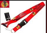 CHICAGO BLACKHAWKS Lanyard Keychain Badge Ticket Holder