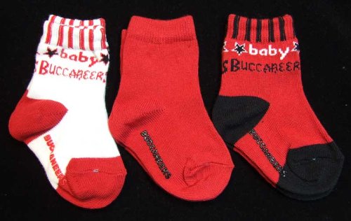 Tampa Bay Buccaneers 3 Pack Booties