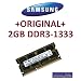 Mihatsch Trading RAM SAMSUNG original 2 GB DDR3-1333 (1333Mhz, 204pin, CL9) PC3-10600 SO-DIMM ( M471B5673FH0-CH9 ) f�r aktuelle DDR3 Notebooks + DDR3 Netbooks mit 1333Mhz - 10 Jahre H�ndlergarantie