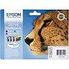Epson Original T0715 4-Cartridge Multipack (Cyan T0712, Magenta T0713, Yellow T0714 and Black T0711)