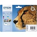 Epson Original T0715 4-Cartridge Multipack (Cyan T0712, Magenta T0713, Yellow T0714 and Black T0711)