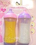 You&Me Magic Milk&Juice Bottles (2 Bottle Set) Orange Juice