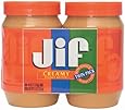 Jif Creamy Peanut Butter Twin Pack, 80 Ounce