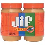 Jif Creamy Peanut Butter Twin Pack, 80 Ounce