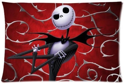 Custom The Nightmare Before Christmas Pillowcase Standard Size Design Cotton Pillowcase Size: 16*24 Inch