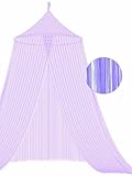 Bacati Lilac String Bed Canopy