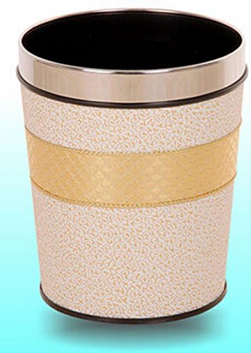 European Fashion Creative Kitchen Trash Lovely European-style Living Room Wastebasket Trash (L  7.87*9.84*12.20-Inch, ColorB)