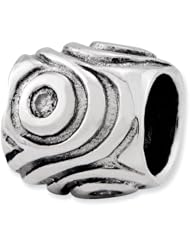 Sterling Silver Reflections Cz Bead