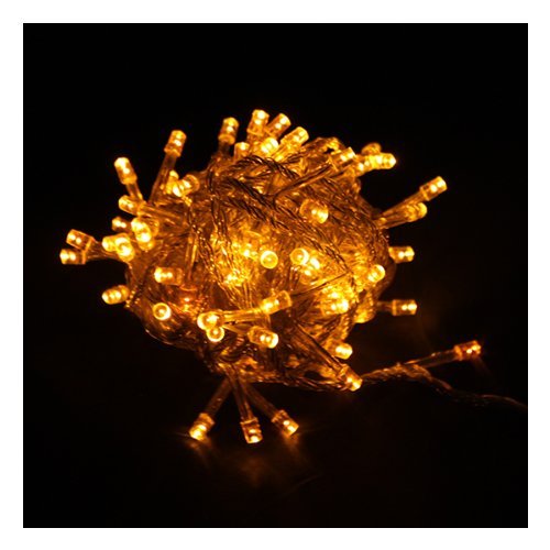 33ft/10M 100-LED String Fairy Light for Wedding/Christmas Party - Yellow