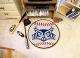 Rice Owls 29 Round Baseball Floor Mat (Rug)