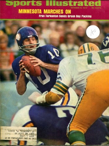 Fran Tarkenton Unsigned Sports Illustrated Magazine - October 8, 1973