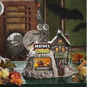 Department 56~Halloween Snow Village HOWL Radio 2007 LIMITED EDITION