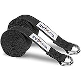Yes4All Set of 2 - 8ft Yoga Strap with D-ring Set