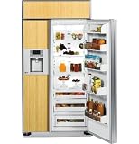 Search : GE Profile PSB42YSX 42" Built-In Side-by-Side Refrigerator with Overhead Evaporator System,