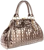 BIG BUDDHA Audrey Satchel,Gunmetal,One Size
