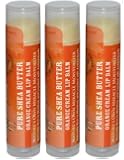 Out of Africa Lip Balm, Orange Cream, .15 oz. 3 Count