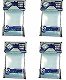 BUNDLE of 200: Clear Sleeves: Standard Card Game Pack (50 Sleeves/Pack - 4 Pa...