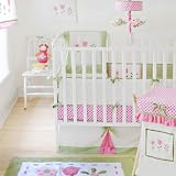 My Baby Sam 4 Piece Crib Bedding Set - Tickled Pink
