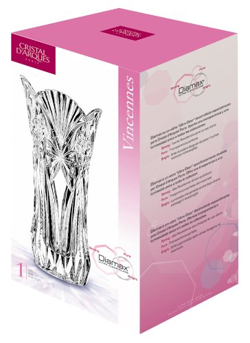Arc International Cristal dArques Vincennes Diamax Vase, 11-3/4-Inch