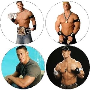 Set of 4 - JOHN CENA - 1.25