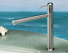 brass kitchen faucet