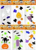 Halloween Window Gel Art - 6 Sets