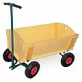 Belastbarer Bollerwagen mit Luftbereifung