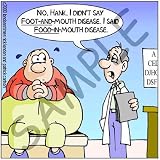 Londons Times Health and Vanity Trends Cartoons - Food In Mouth Disease For Dieters - Light Switch Covers - 2 plug outlet cover