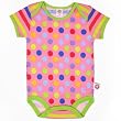 Little Miss Matched Onesie - Pink Zany Dot/Star 3- 6 Months