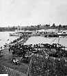 Loading of Transports at Port Royal, Virginia, During Grant's Wilderness Campaign, 1864 - 16x20-inch - Fine-Art-Quality Photographic Print of an Image from the Library of Congress Collection