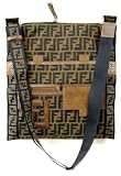 Fendi - Fendi Brown Nylon Flat Medium Messenger Bag 7VA167-MX7-F0VT4