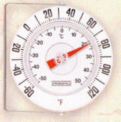 Springfield Precision #90100-000-000 5-1/4 Dial Thermometer