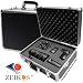 Zeikos Professional Heavy Duty Hard Aluminum Case for Canon, Nikon, Olympus, Pentax, Sony, and Fuji Digital SLR & 35mm Film SLR Cameras