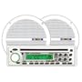 Dual MXCP55 200 Watt Marine CD MP3 iPod Receiver w/6.5" Boat Speakers