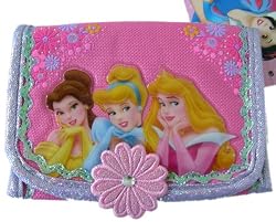 Disney Princess Wallet - Trifold wallet Glitters and flower