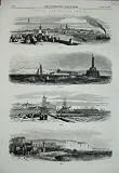 1856 PARIS CALIAS BOULOGNE HAVRE DIEPPE PORTS FRANCE