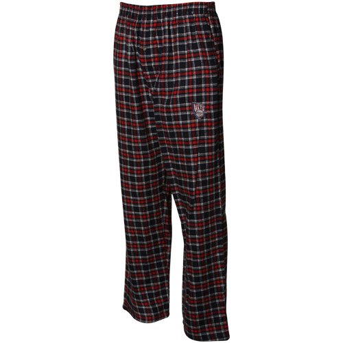 New Jersey Nets Navy Blue-Red Plaid Match-Up Pajama Pants (Medium)